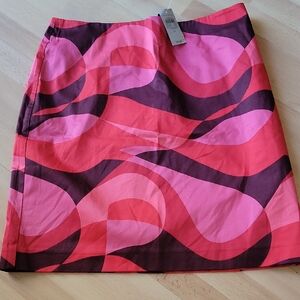 NWT, Stylish Pink and Red Women's Skirt